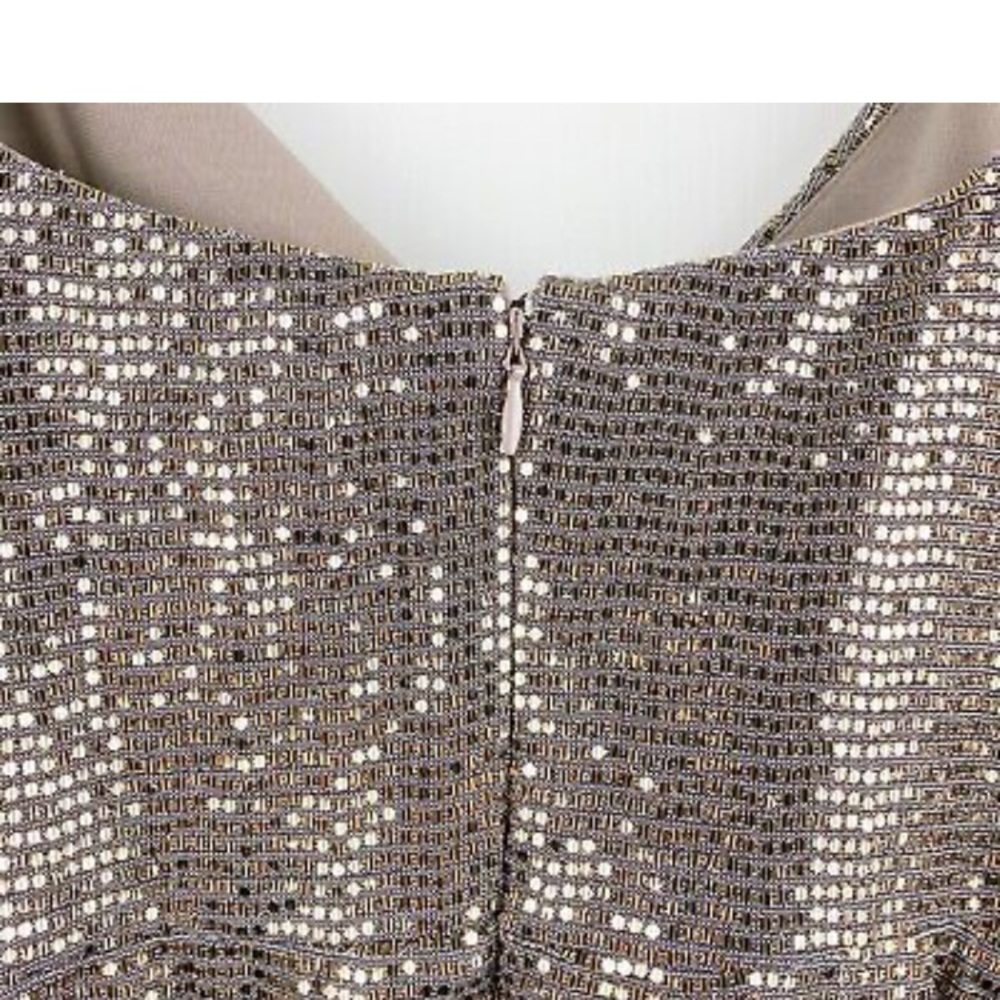 (A2) NEW Cosmopolitan x Dress The Population XOXO Gold Metallic Dress, Sz S,NWOT - Picture 8 of 13